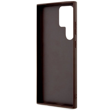 Guess GUHCS23LG4GLBR S23 Ultra S918 brown/brown hardcase 4G Stripe Collection_6