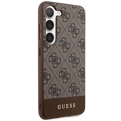 Guess GUHCS23MG4GLBR S23+ S916 brown/brown hardcase 4G Stripe Collection_3