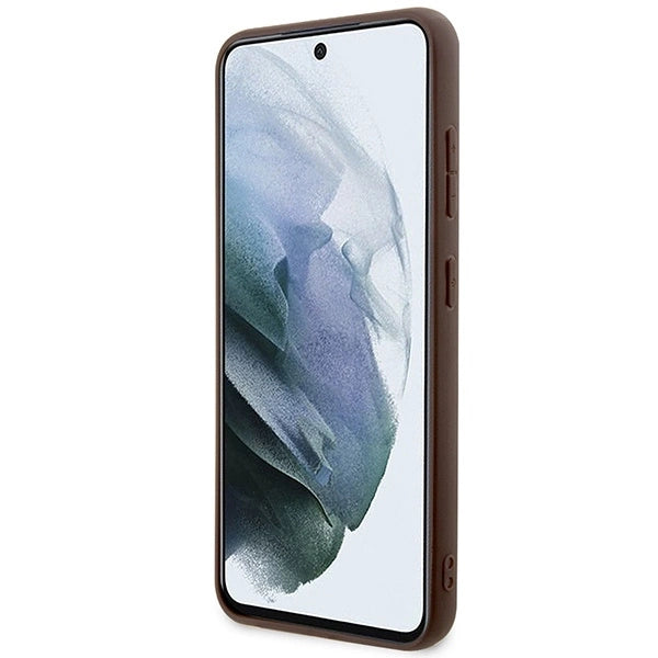 Guess GUHCS23S4GMGBR S23 S911 brown/brown hardcase 4G Big Metal Logo_4