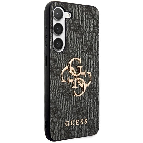 Guess GUHCS23S4GMGGR S23 S911 grey/grey hardcase 4G Big Metal Logo_3