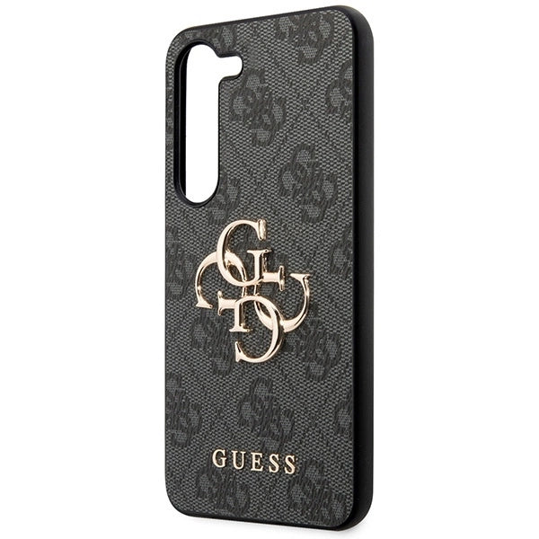 Guess GUHCS23S4GMGGR S23 S911 grey/grey hardcase 4G Big Metal Logo_5