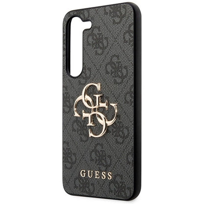 Guess GUHCS23S4GMGGR S23 S911 grey/grey hardcase 4G Big Metal Logo_5