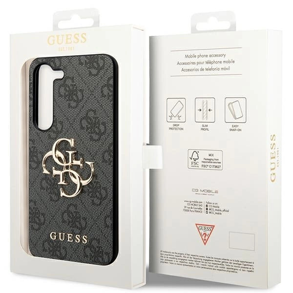 Guess GUHCS23S4GMGGR S23 S911 grey/grey hardcase 4G Big Metal Logo_7