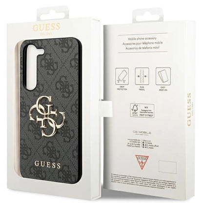 Guess GUHCS23S4GMGGR S23 S911 grey/grey hardcase 4G Big Metal Logo_7