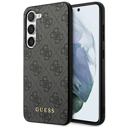 Guess GUHCS23SG4GFGR S23 S911 grey/grey hardcase 4G Metal Gold Logo_0
