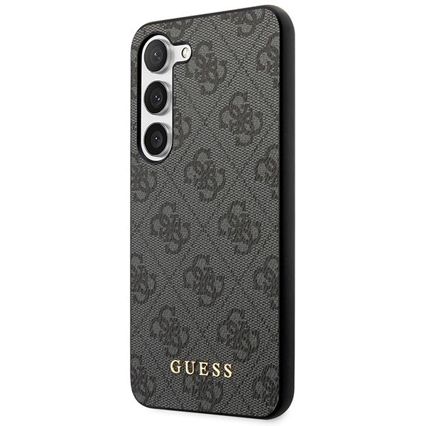 Guess GUHCS23SG4GFGR S23 S911 grey/grey hardcase 4G Metal Gold Logo_1