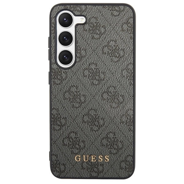 Guess GUHCS23SG4GFGR S23 S911 grey/grey hardcase 4G Metal Gold Logo_2