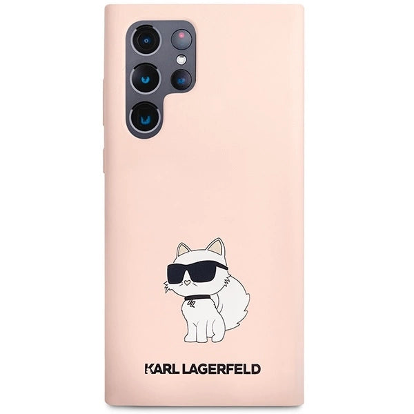 Karl Lagerfeld KLHCS23LSNCHBCP S23 Ultra S918 hardcase pink/pink Silicone Choupette_2