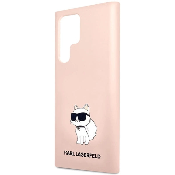 Karl Lagerfeld KLHCS23LSNCHBCP S23 Ultra S918 hardcase pink/pink Silicone Choupette_5