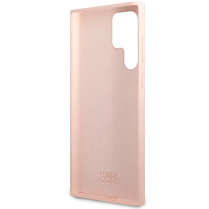 Karl Lagerfeld KLHCS23LSNCHBCP S23 Ultra S918 hardcase pink/pink Silicone Choupette_6