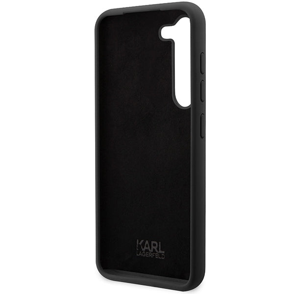 Karl Lagerfeld Silicone Ikonik Case for Samsung Galaxy S23+ - Black_6