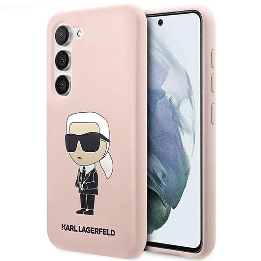 Karl Lagerfeld KLHCS23MSNIKBCP S23+ S916 hardcase pink/pink Silicone Ikonik_0