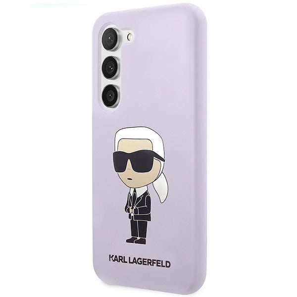 Karl Lagerfeld KLHCS23MSNIKBCU S23+ S916 hardcase purple/purple Silicone Ikonik_1