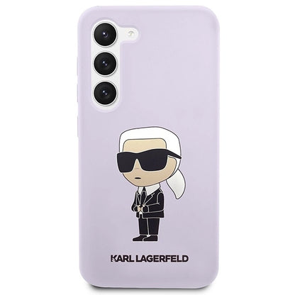 Karl Lagerfeld KLHCS23MSNIKBCU S23+ S916 hardcase purple/purple Silicone Ikonik_2
