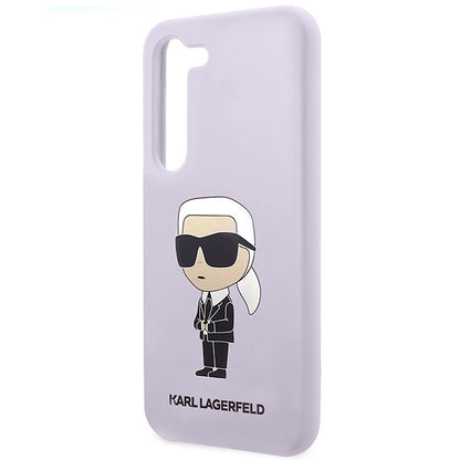 Karl Lagerfeld KLHCS23MSNIKBCU S23+ S916 hardcase purple/purple Silicone Ikonik_5