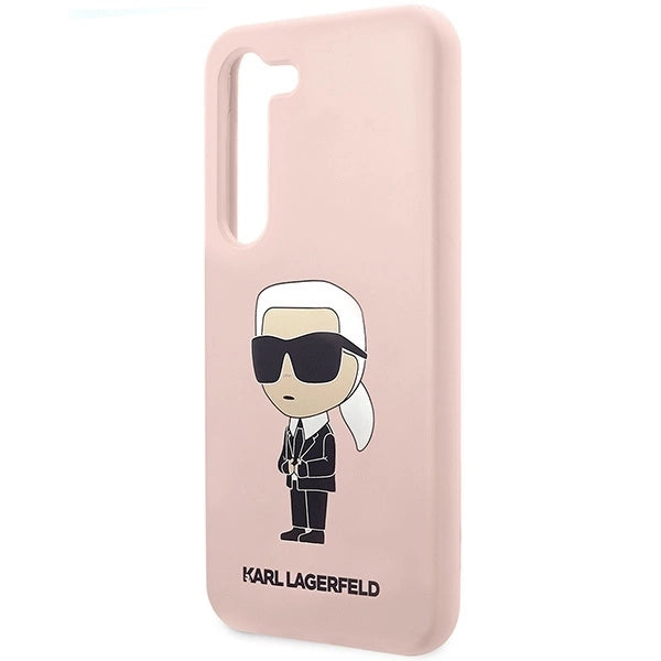Karl Lagerfeld KLHCS23SSNIKBCP S23 S911 hardcase pink/pink Silicone Ikonik_5