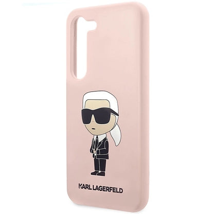 Karl Lagerfeld KLHCS23SSNIKBCP S23 S911 hardcase pink/pink Silicone Ikonik_5