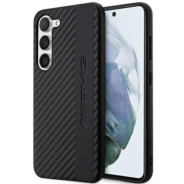 AMG AMHCS23MBLSCA S23+ S916 black/black hardcase Carbon Stripe&amp;Embossed_0