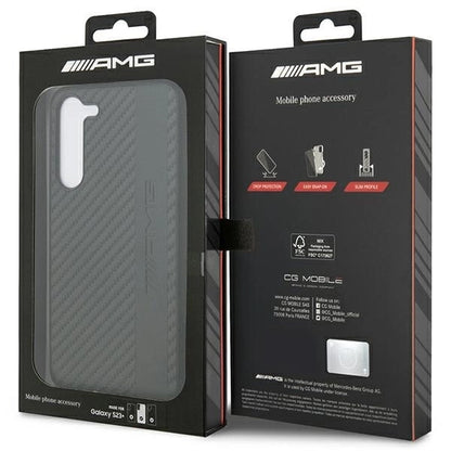 AMG AMHCS23MBLSCA S23+ S916 black/black hardcase Carbon Stripe&amp;Embossed_7