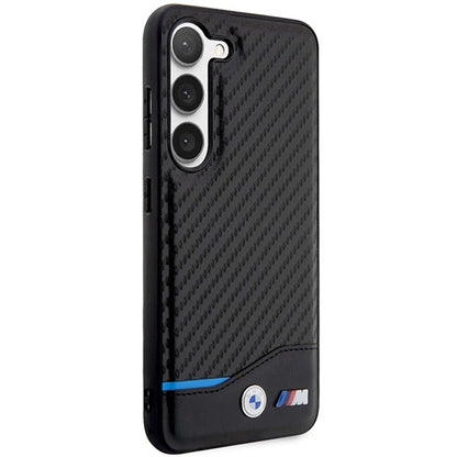 BMW Leather Carbon case for Samsung Galaxy S23+ - black_3