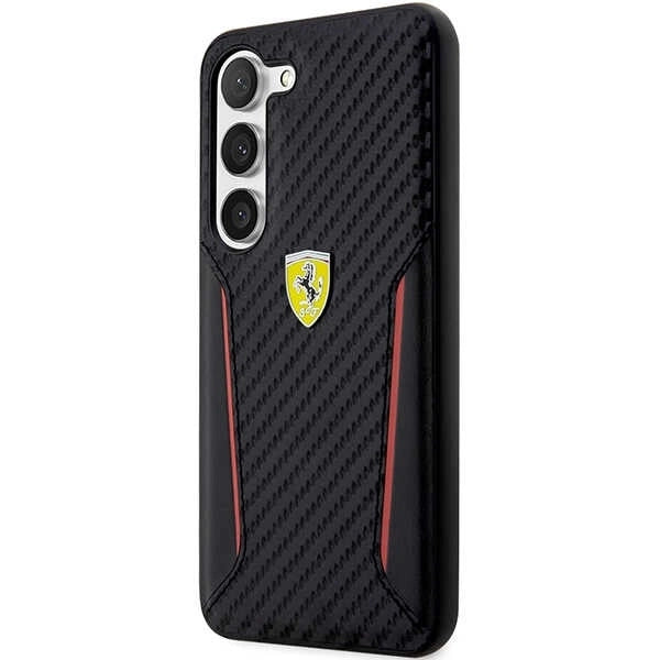 Ferrari FEHCS23MNPYK S23+ S916 black/black hardcase Carbon Contrast Edges_1