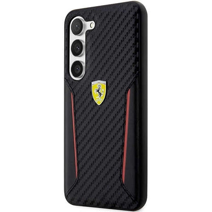 Ferrari FEHCS23MNPYK S23+ S916 black/black hardcase Carbon Contrast Edges_1