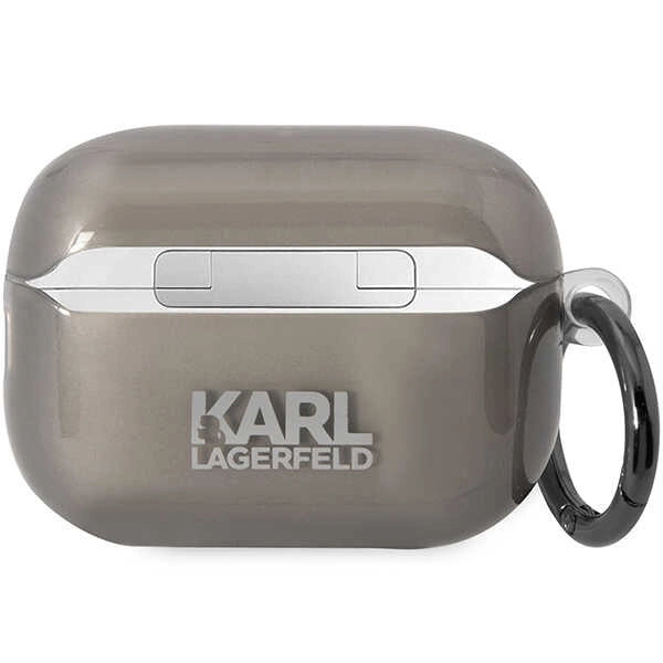 Karl Lagerfeld KKLAP2HNIKTCK Airpods Pro 2 cover black/black Ikonik Karl Lagerfeld_1