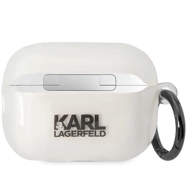 Karl Lagerfeld KLAP2HNIKTCT Airpods Pro 2 cover transparent Ikonik Karl Lagerfeld_1
