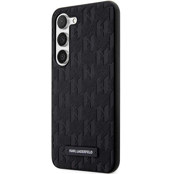 Karl Lagerfeld KLHCS23SSAKLHPK S23 S911 hardcase black/black Saffiano Mono Metal Logo_1