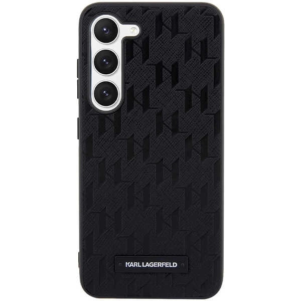 Karl Lagerfeld KLHCS23SSAKLHPK S23 S911 hardcase black/black Saffiano Mono Metal Logo_2