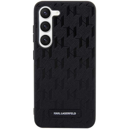 Karl Lagerfeld KLHCS23SSAKLHPK S23 S911 hardcase black/black Saffiano Mono Metal Logo_2
