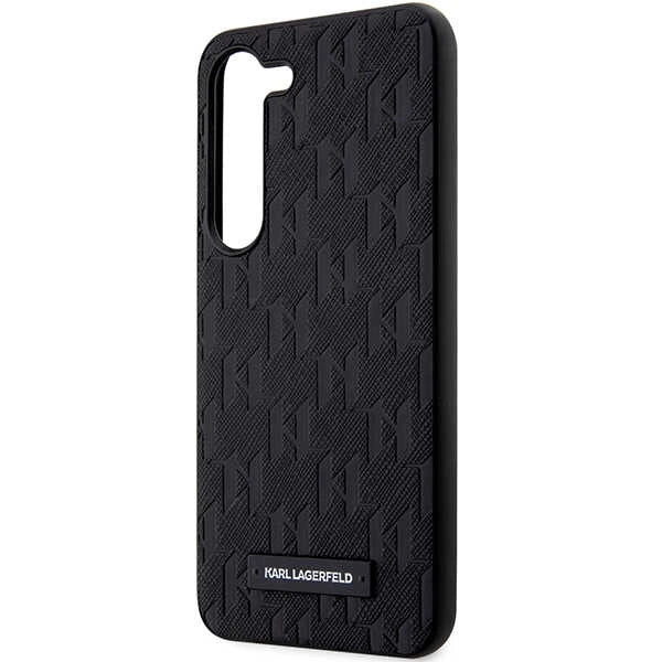 Karl Lagerfeld KLHCS23SSAKLHPK S23 S911 hardcase black/black Saffiano Mono Metal Logo_5
