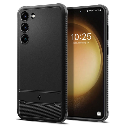 Spigen Rugged Armor Case for Samsung Galaxy S23 - Matte Black_0
