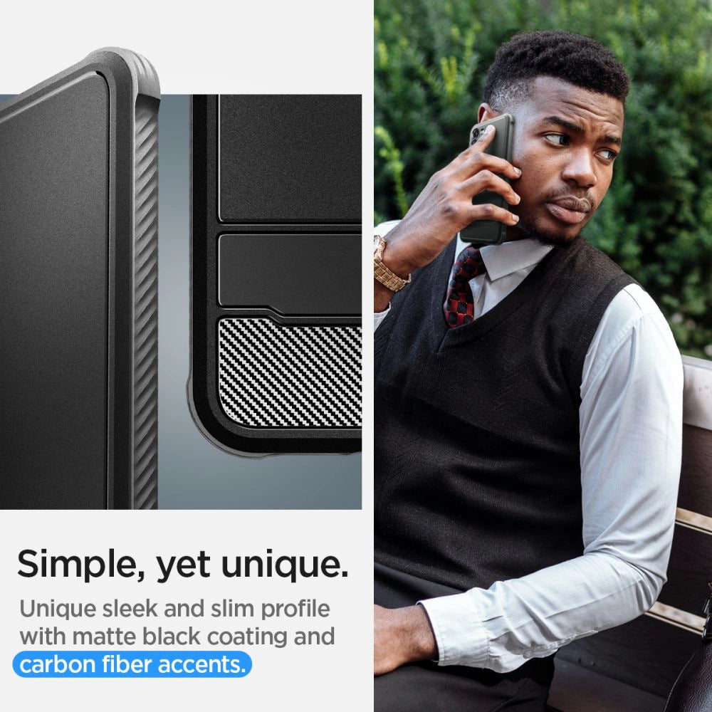Spigen Rugged Armor Case for Samsung Galaxy S23 - Matte Black_14