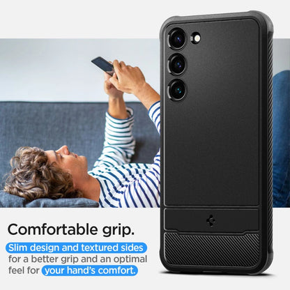 Spigen Rugged Armor Case for Samsung Galaxy S23 - Matte Black_16