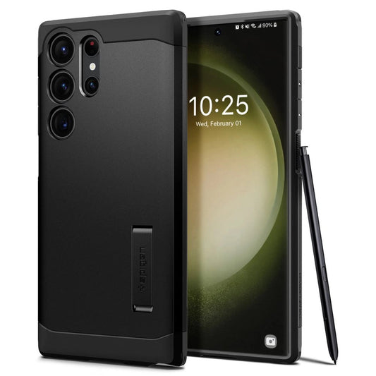 Spigen Tough Armor Case for Samsung Galaxy S23 Ultra - Black_0