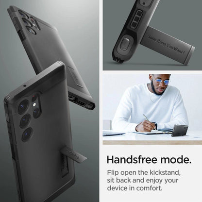 Spigen Tough Armor Case for Samsung Galaxy S23 Ultra - Black_14