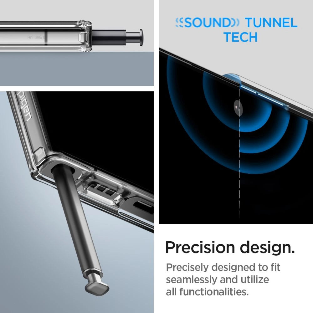 Spigen Ultra Hybrid Case for Samsung Galaxy S23 Ultra - Transparent_13