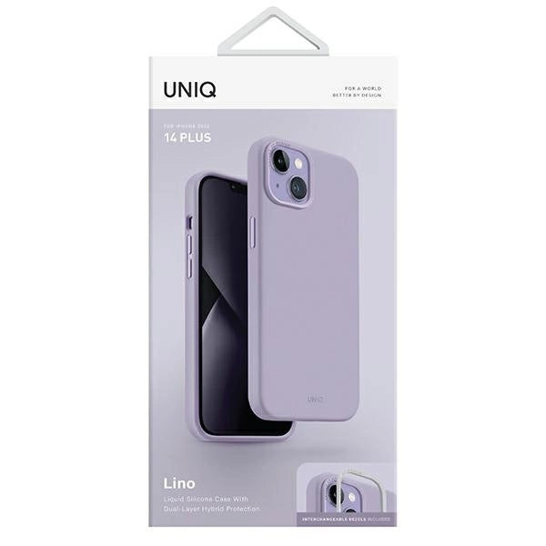 Uniq Lino case for iPhone 14 Plus - lilac_6