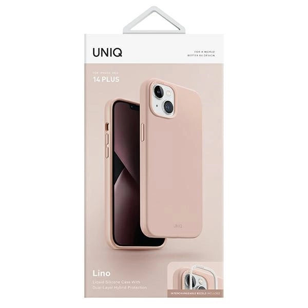 Uniq Lino case for iPhone 14 Plus - pink_6