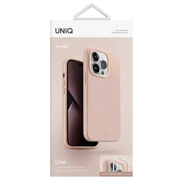 Uniq Lino case for iPhone 14 Pro - pink_6
