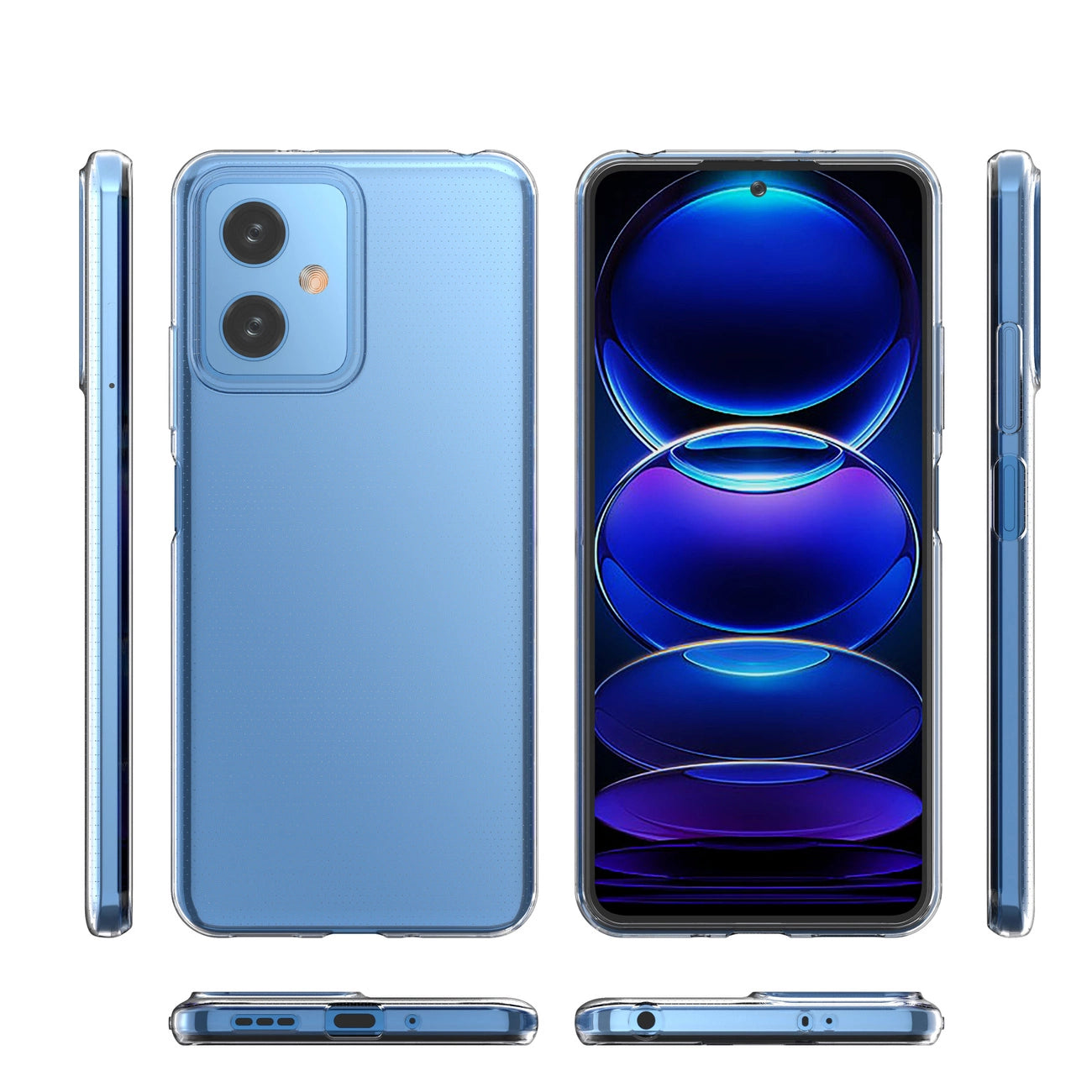 Ultra Clear 0.5mm Case Xiaomi Poco X5 5G / Redmi Note 12 5G Thin Cover Transparent_3