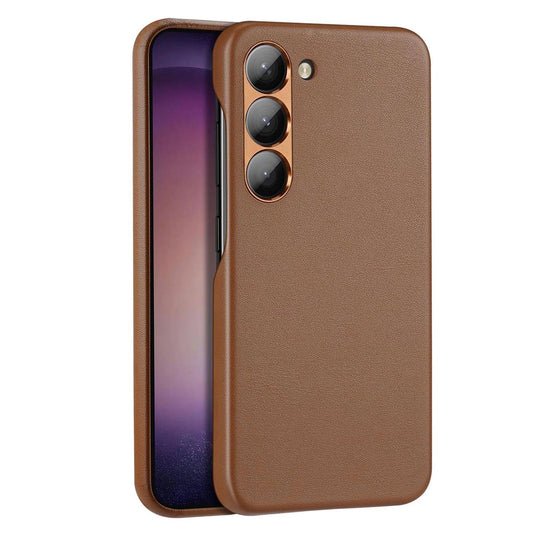 Dux Ducis Grit case for Samsung Galaxy S23+ elegant case made of artificial leather brown_0