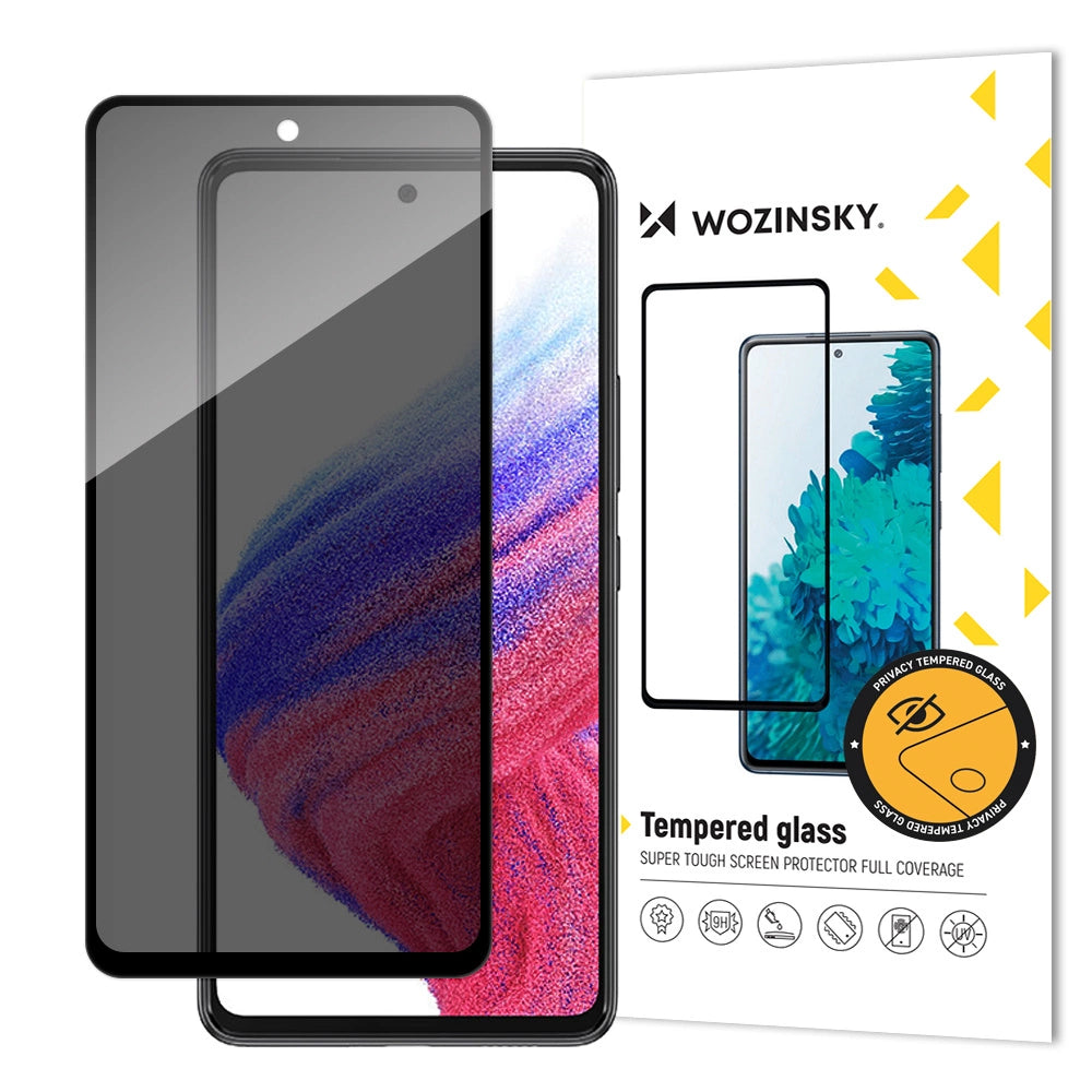 Wozinsky Privacy Glass Tempered Glass for Samsung Galaxy A53 5G with Anti Spy Privacy Filter_0
