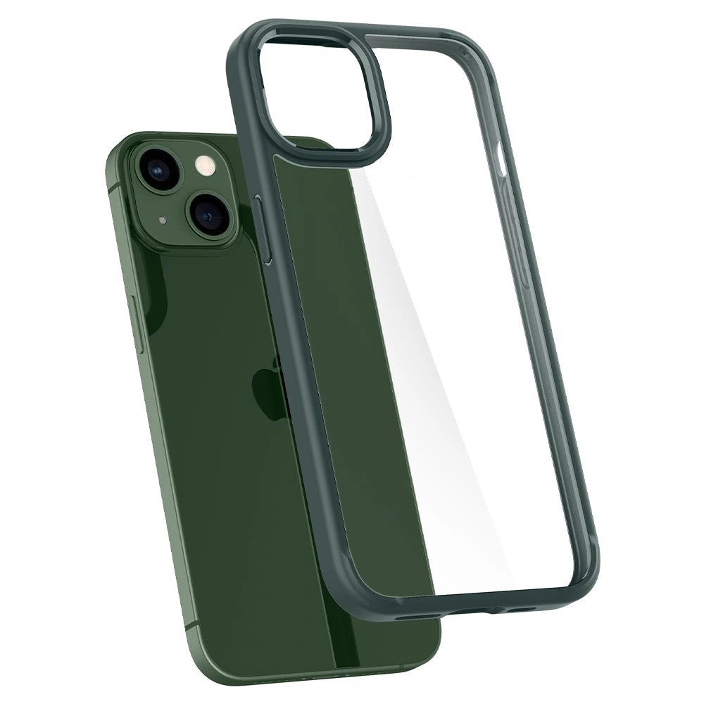 Spigen Ultra Hybrid iPhone 13 Case - Dark Green_5