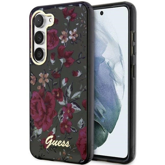 Guess GUHCS23MHCFWSA S23+ S916 green/kaki hardcase Flower Collection_0