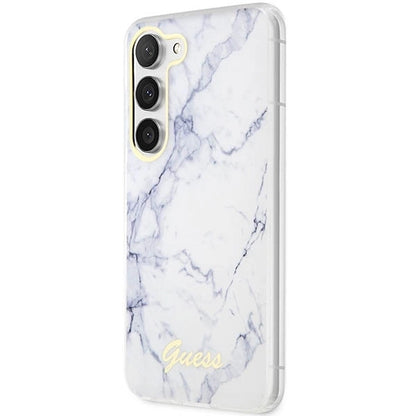 Guess GUHCS23MPCUMAH S23+ S916 white/white hardcase Marble_1