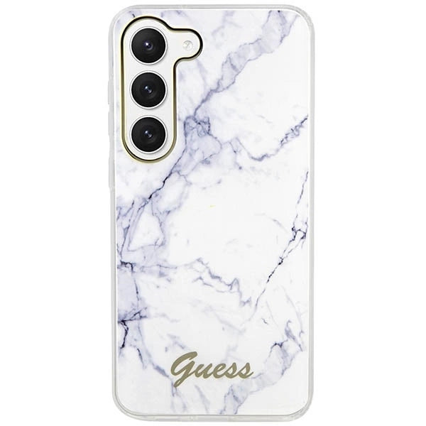 Guess GUHCS23MPCUMAH S23+ S916 white/white hardcase Marble_2