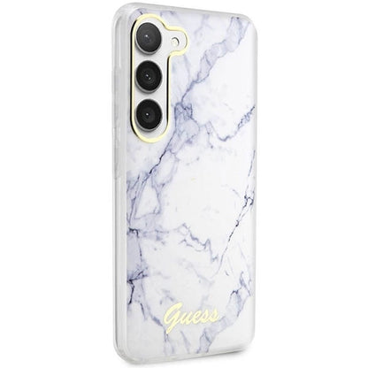 Guess GUHCS23MPCUMAH S23+ S916 white/white hardcase Marble_3