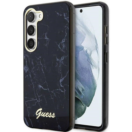 Guess GUHCS23MPCUMAK S23 +S916 black/black hardcase Marble_0